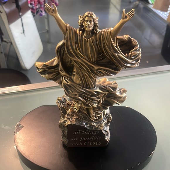 The Bradford Exchange Other - The Bradford Exchange The World Religious Cold-Cast Bronze Jesus Sculpture
